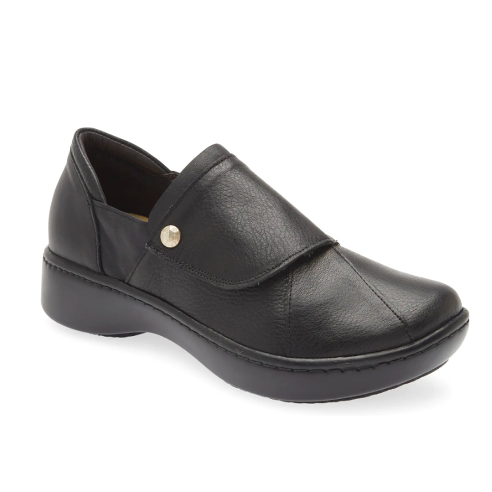 Naot Lagoon Soft Leather Size 38 US Size (7-7.5) Black Comfy $200 Retail